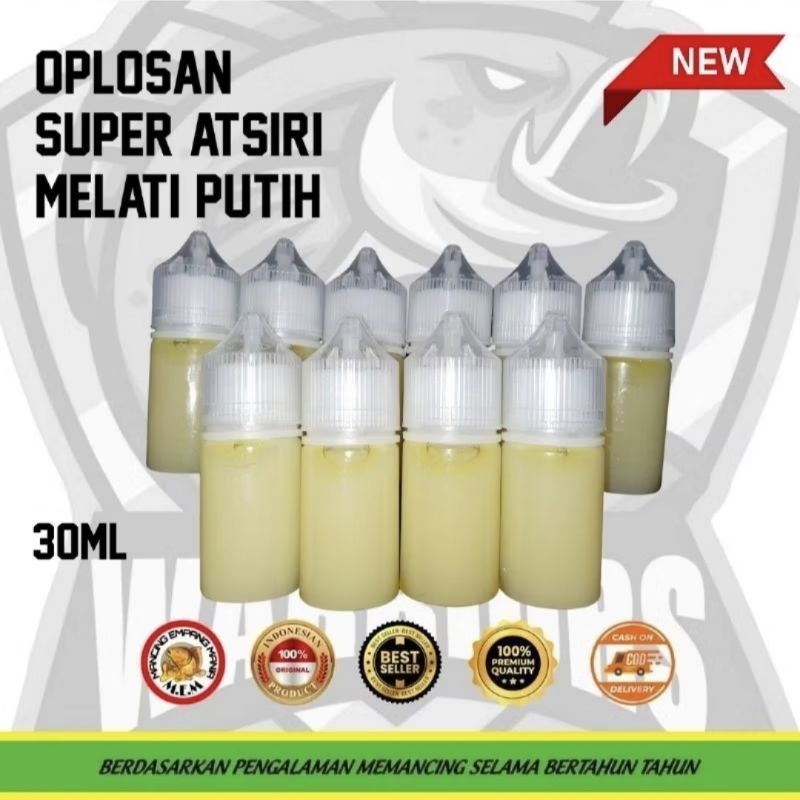 Baru ESSEN SUPER ATSIRI MELATI PUTIH GALAPUNG IKAN MAS 30ML WARRIORS ESSENCE