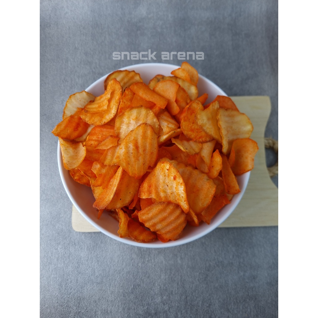 

KERIPIK SINGKONG 250GR RASA BALADO DAN KEJU
