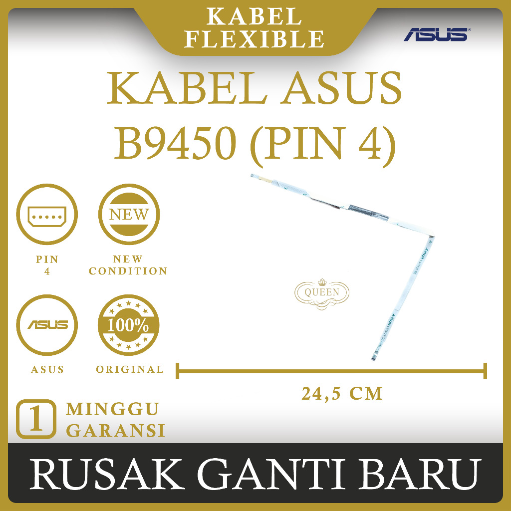 KABEL FLEXIBLE LIGHT BAR LAPTOP ASUS B9450 B9450FA (PIN 4)