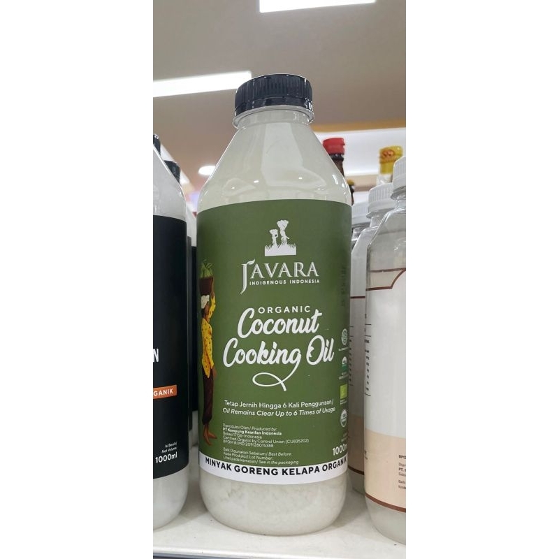 

javara organik coconut cooking oil