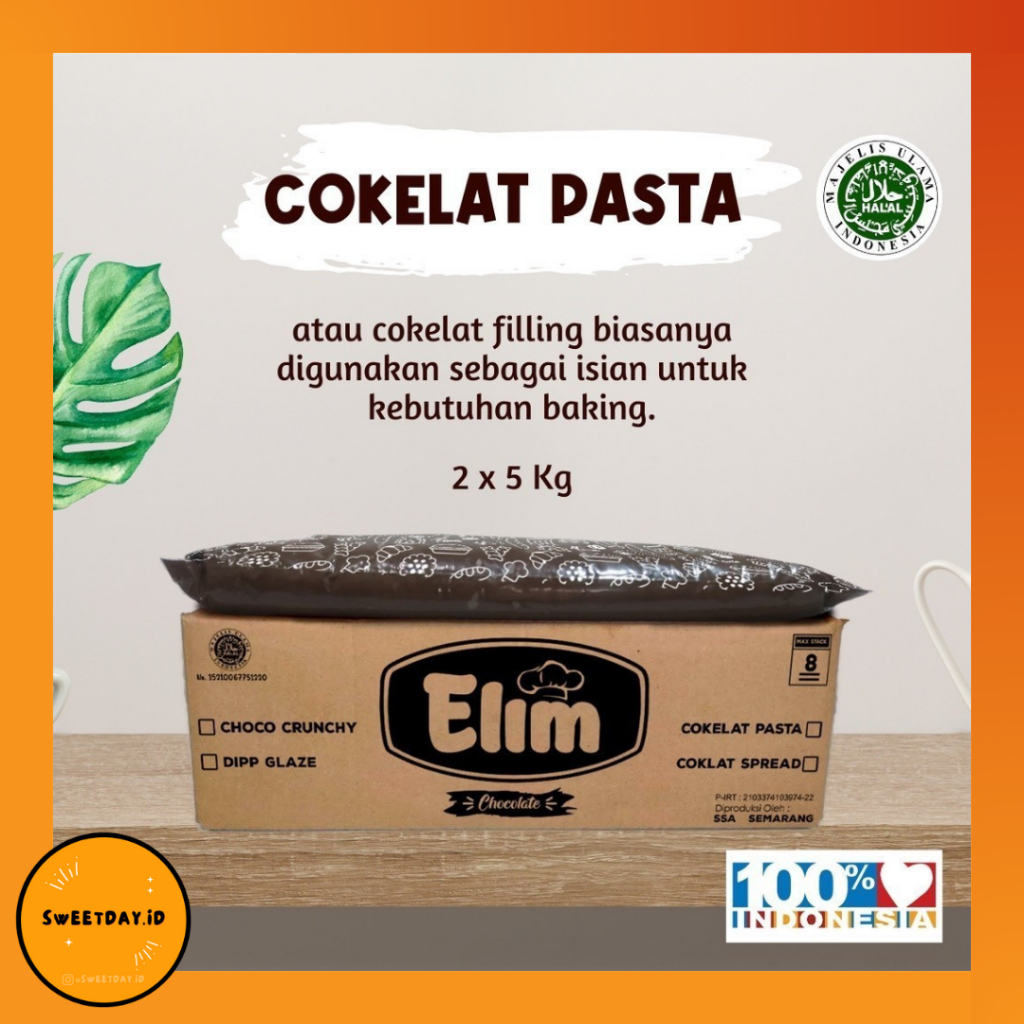 

5 KG COKELAT PASTA ELIMAS | SELAI COKELAT | CHOCO CRUNCHY DAN SPREAD