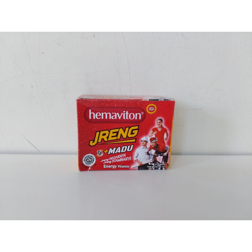 

Hemaviton Jreng Plus Madu isi 10 Sachet