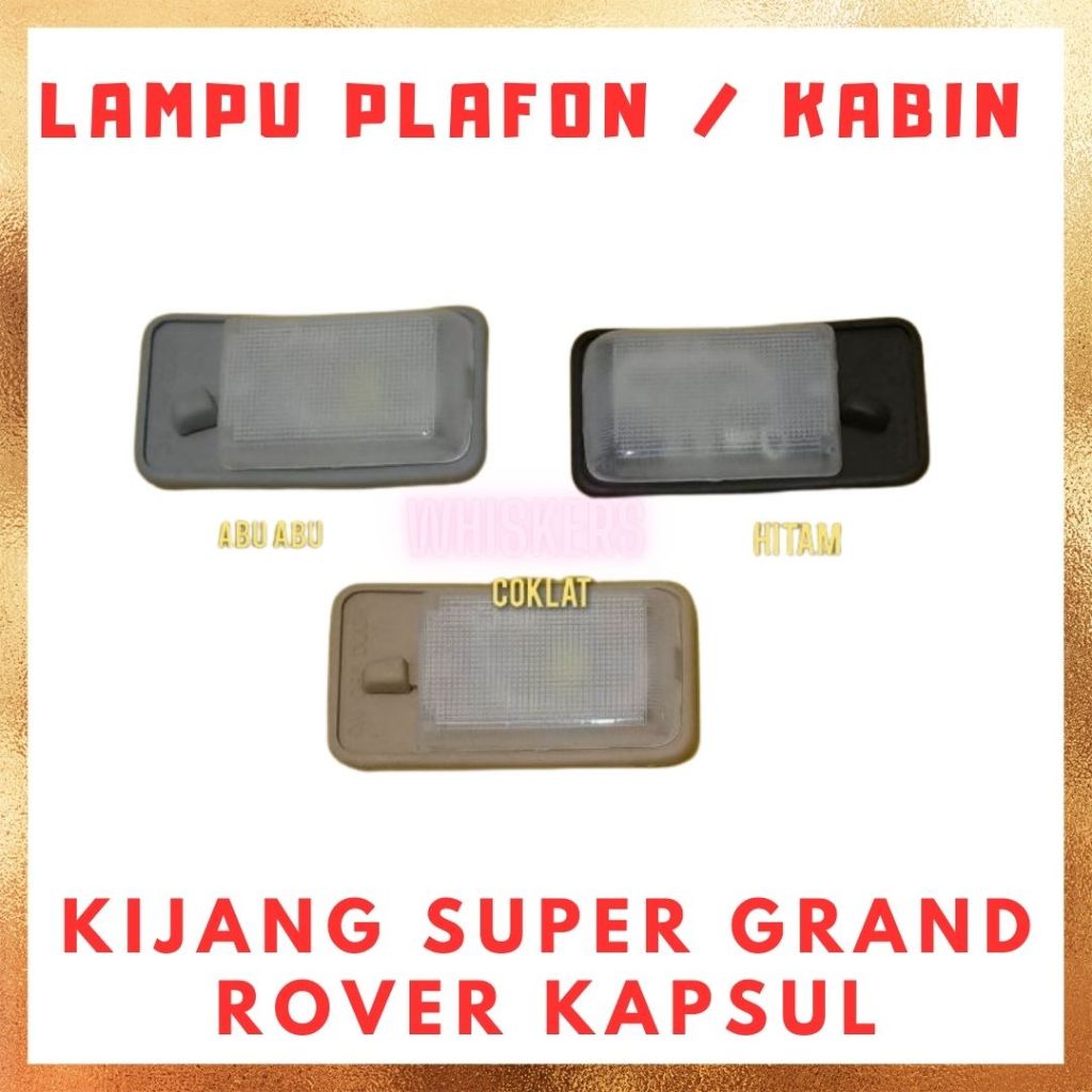 Lampu Plafon Plavon Mobil / Car Room Lamp Kabin Kijang Super Grand Rover Kapsul Corolla Dx Jantan