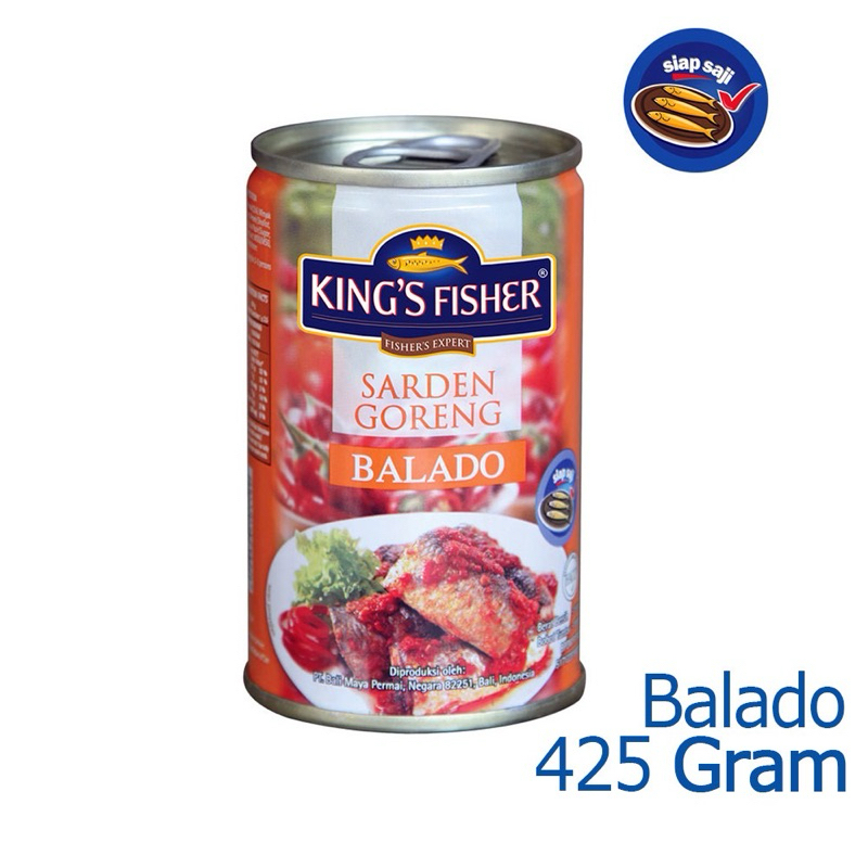 

Sarden Goreng Rasa Balado King’s Fisher 425gr
