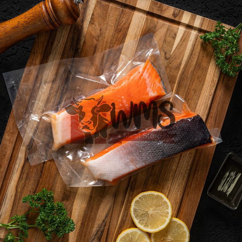 

Salmon Norwegia FROZEN Steak Cut 600 gram - 3pcs
