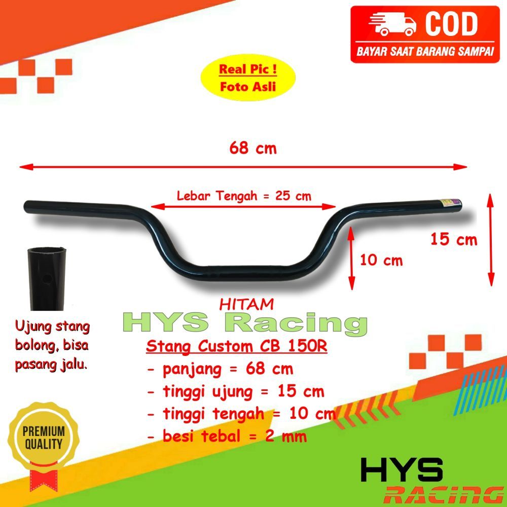 HYC Stang Setang Motor Variasi CB150R Setir Stir Custom Universal CB 150R Ninja Beat Street Vixion X