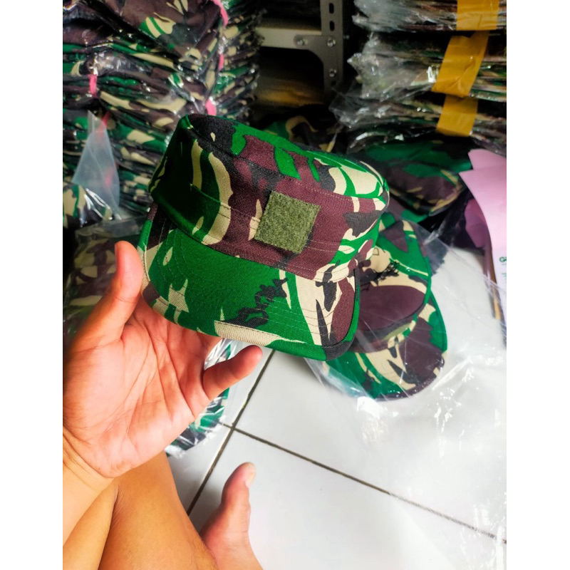 TOPI PET TNI / TOPI PET LORENG / TOPI TNI / TOPI PET MALVINAS / TOPI PET VELTBED 888 / TOPI PET LORE