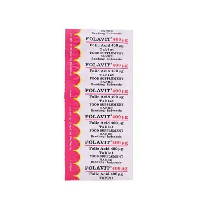Folavit 400 mg - Asam Folat