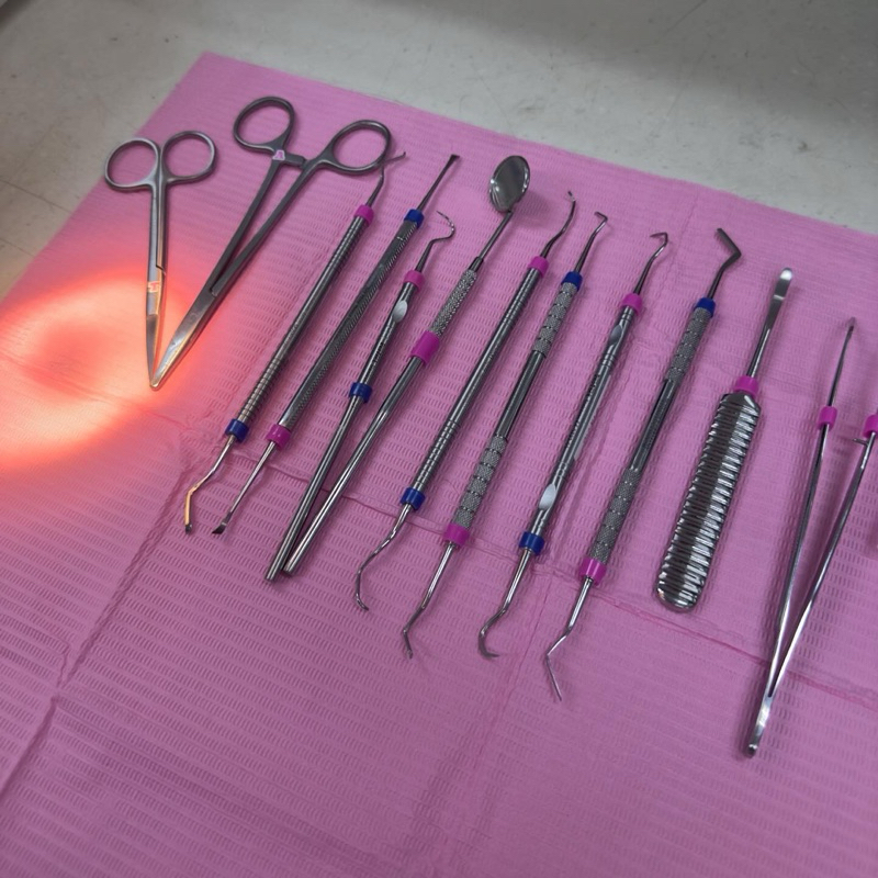 PRELOVED ALAT SKILL LAB DENTAL| Dental pinset gigi SCEZHER | dental needle holder PAKISTAN|Chisel pe