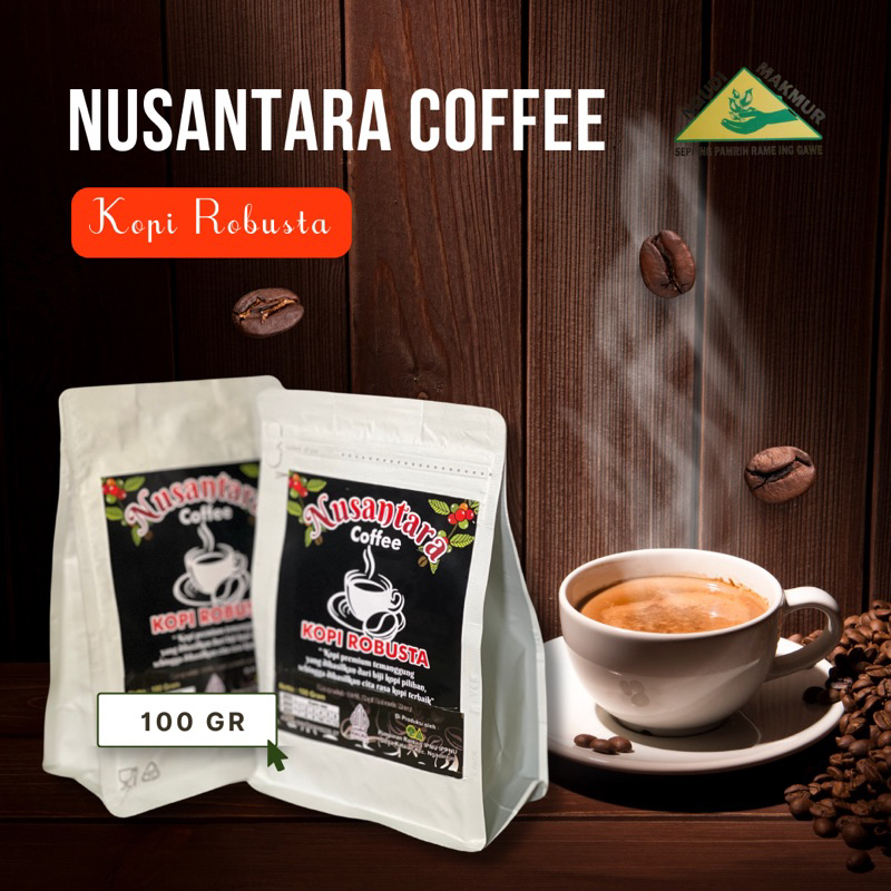 

Kopi Robusta Nusantara Coffee 100gr | Kopi Asli Temanggung