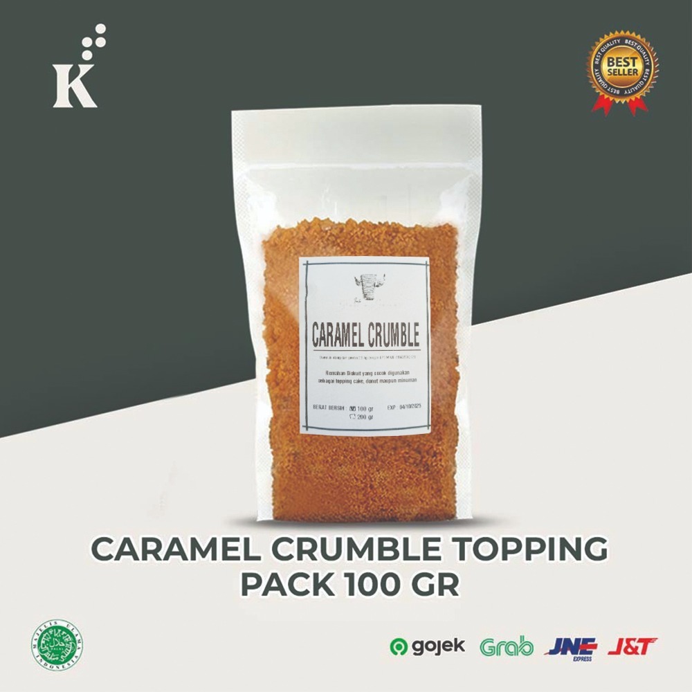 

Topping Caramel Crumble 100 gr