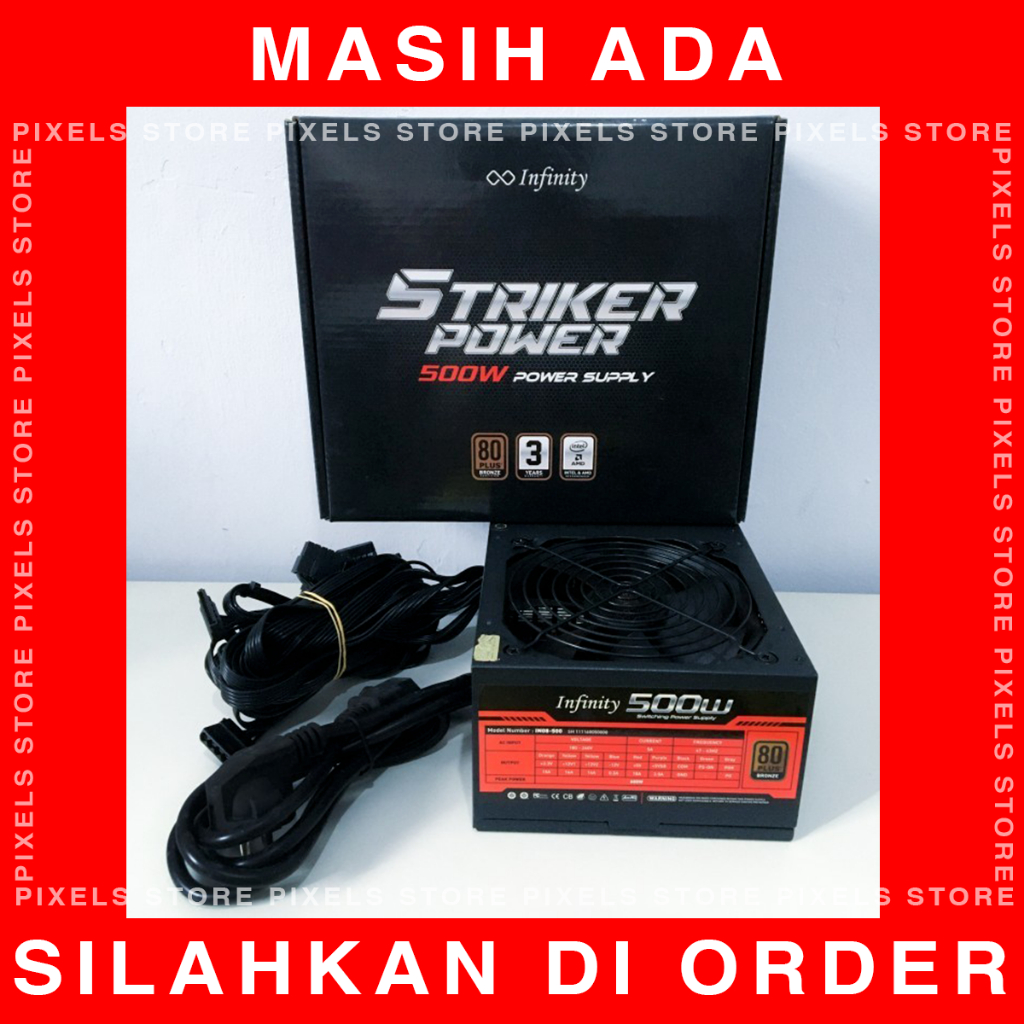 Infinity Striker Power 500w 80+ ( PSU 500W )
