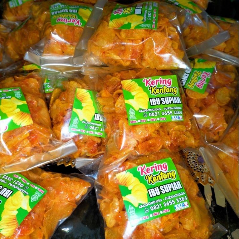 

KERIPIK KENTANG 1ONS / KERING KENTANG / KERING KENTANG MUSTOFA / KERING KENTANG BALADO / MURAH / KERING KENTANG 1ONS