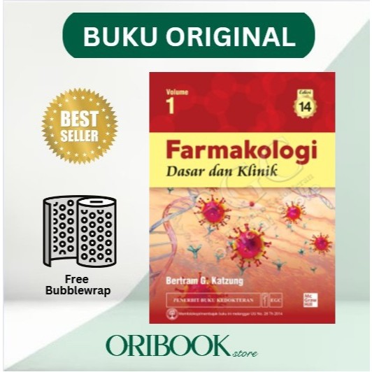 ORIGINAL FARMAKOLOGI DASAR DAN KLINIK EDISI 14 BUKU 1 - KATZUNG