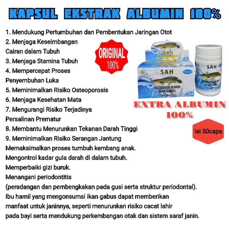 EXTRA ALBUMIN 100% ORIGINAL / albumin / pro albumin