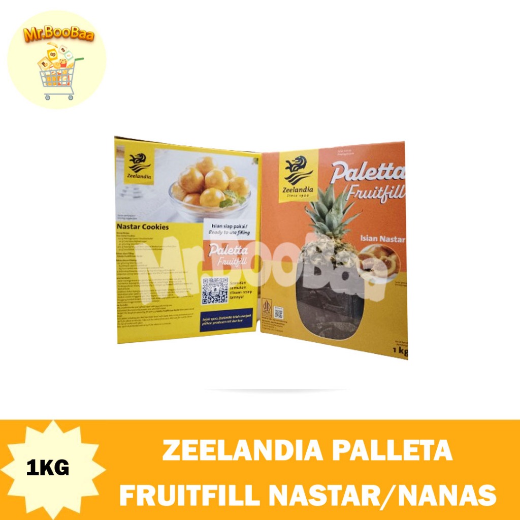 

ZEELANDIA - PALETTA FRUITFILL ISIAN NASTAR 1 KG - ISIIN BUAH NANAS / Paletta Fruitfill isian Nastar 1 Kg