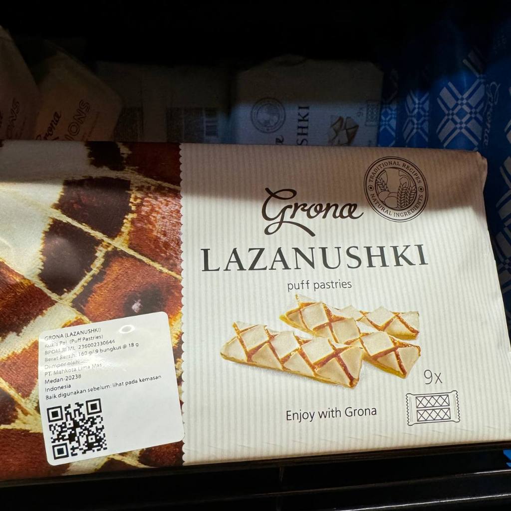 Grona Lazanushki Puff Pastries Kukis Pai Imported