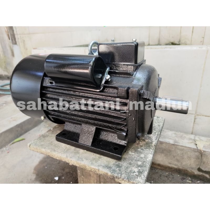 BARTEX Dinamo Motor Penggerak 1,5 HP 1 Phase 1400 RPM 2800 RPM Dinamo Elektro Motor