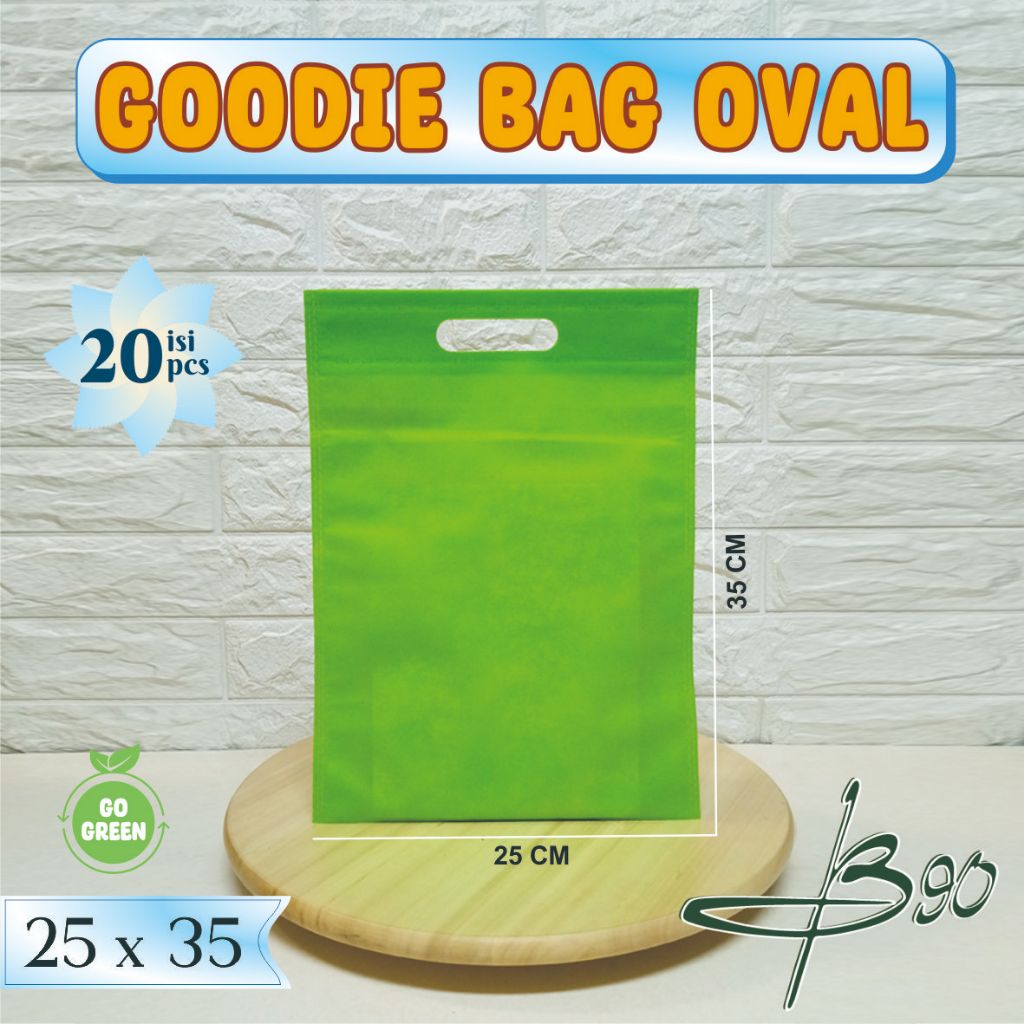 

20 PCS Goodie Bag Oval 25x35 cm