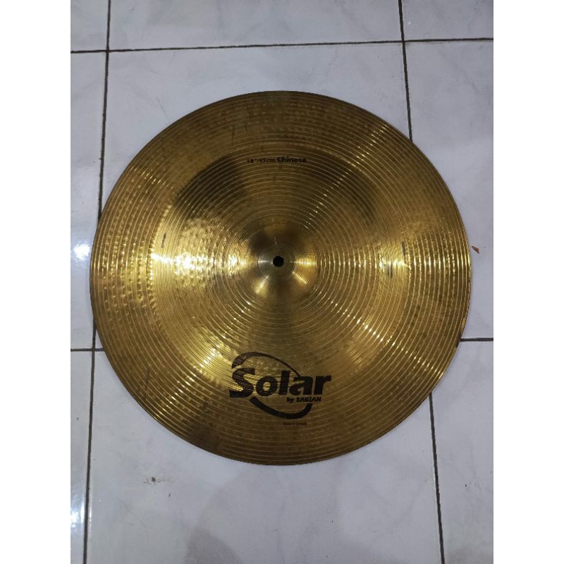 Cymbal chinese china 18" solar sabian