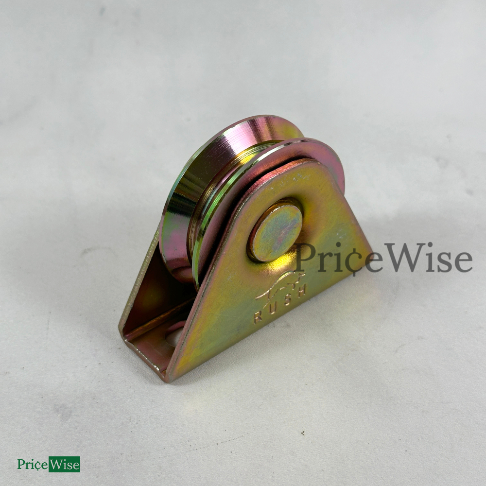 Roda Bubut U V 2.5 inch 6 cm Lengkung Siku / Roda Rel Pagar Besi Bulat