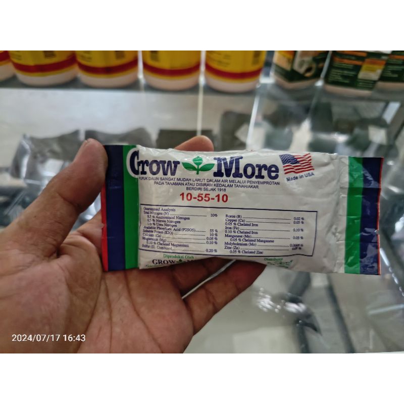 Pupuk Anggrek Growmore | Kemasan ekonomis 100gram