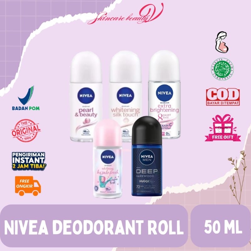 NIVEA - Deodorant Roll Nivea ||Nivea Men 50 ml