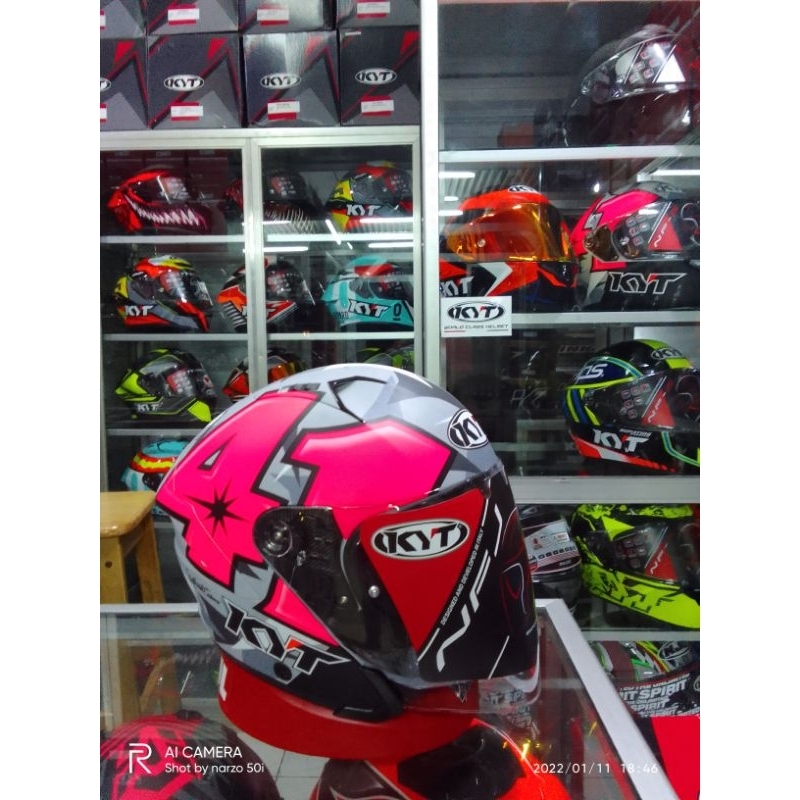 Helm Half Face KYT NFJ ESPARGARO MATT 2019