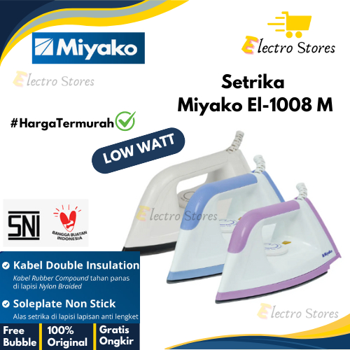 MIYAKO EL1008M Setrika Anti Lengket EL 1008M