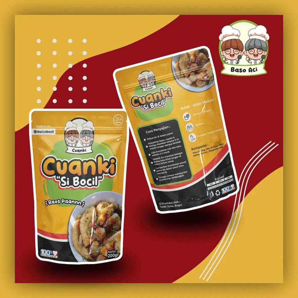 

PAKET CUANKI SI BOCIL 2PCS