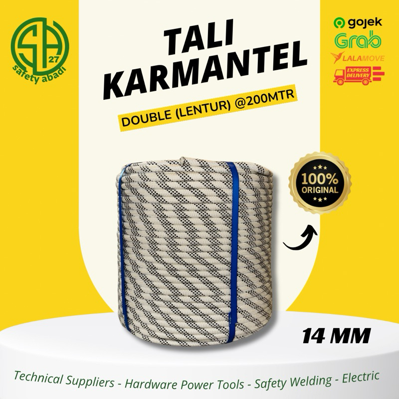 Tali Karmantel 14mm Statis Lentur 1 Roll