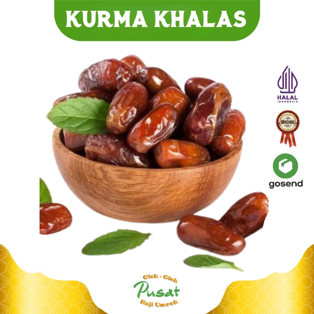 

Kurma Khalas 1 Kg | Oleh Oleh Haji dan Umroh Kurma Arab Original