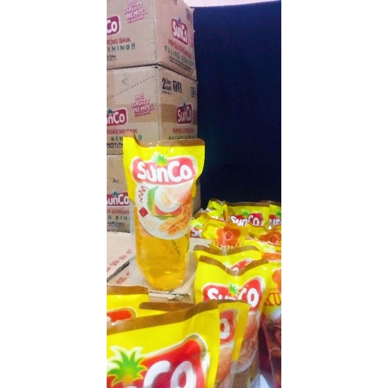 

minyak SunCo 1 liter kemasan refill