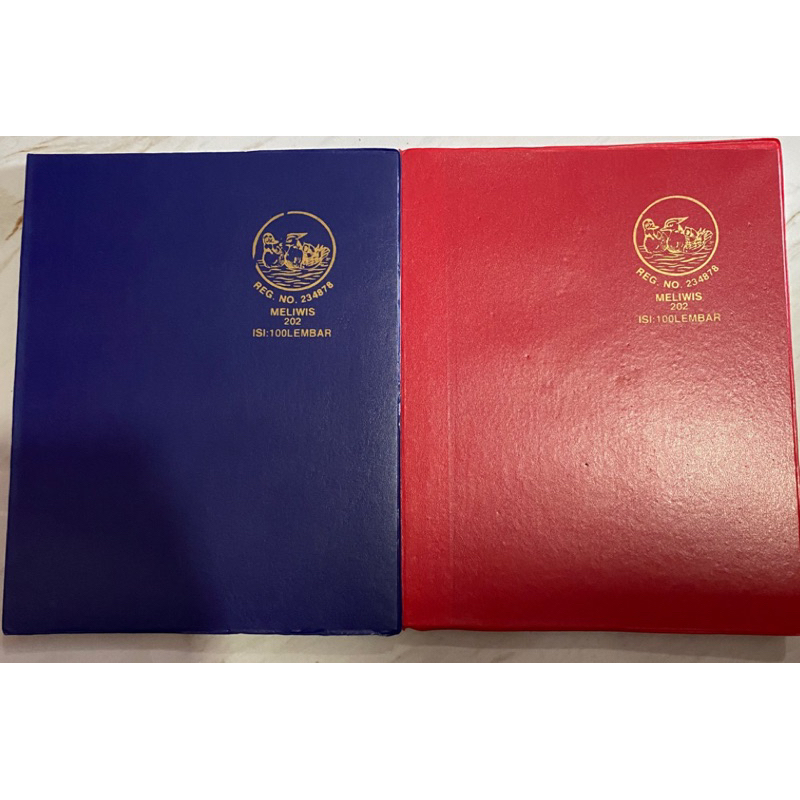 

buku kulit tebal meliwis no.202 isi 100lembar uk. 19cm x 15,5cm harga per pcs