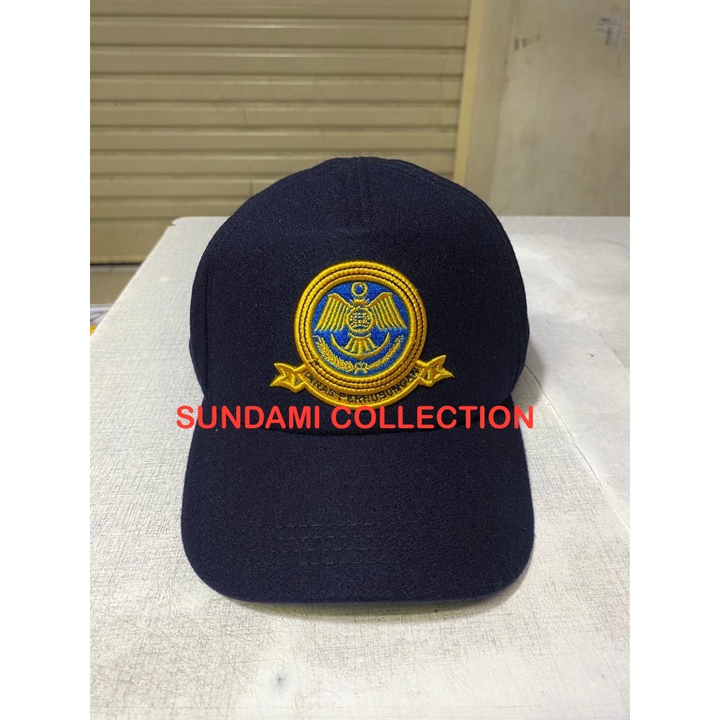 TOPI DISHUB BAHAN LAKEN