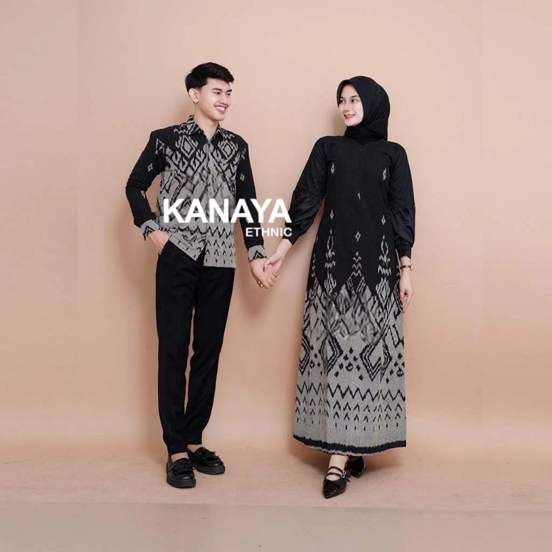 BAJU TENUN COUPLE - COUPLE TENUN - COUPLE PASANGAN - BAJU KONDANGAN
