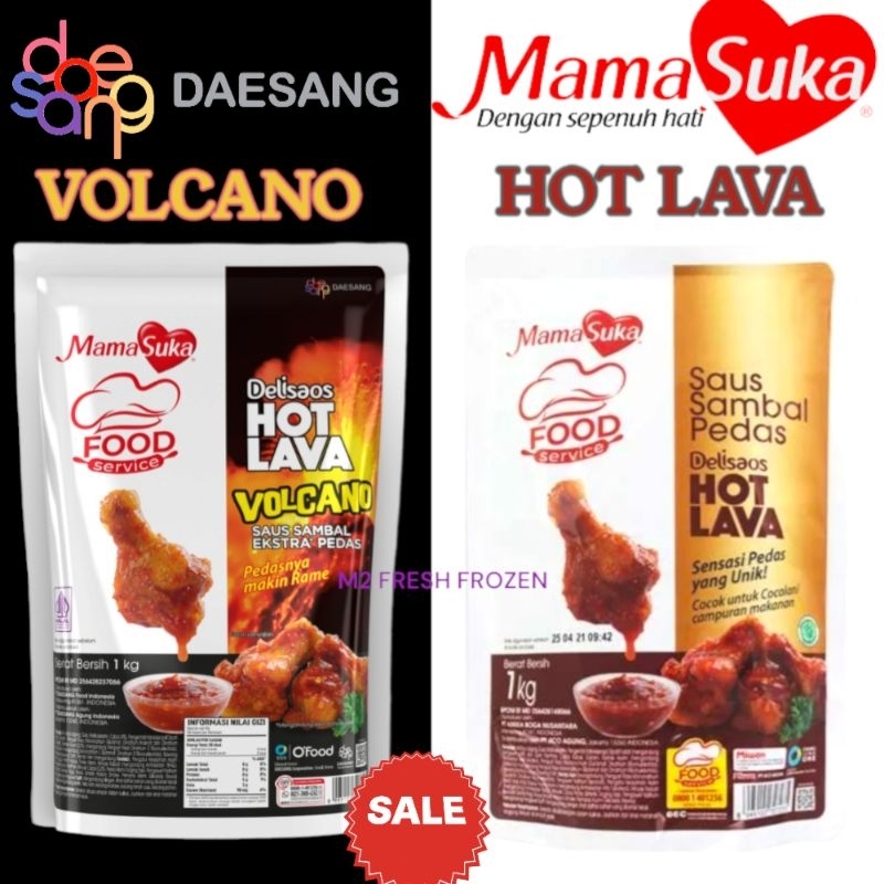 

Saus Sambal Mamasuka 1 Kg Hot Lava | Hot Lava Volcano |