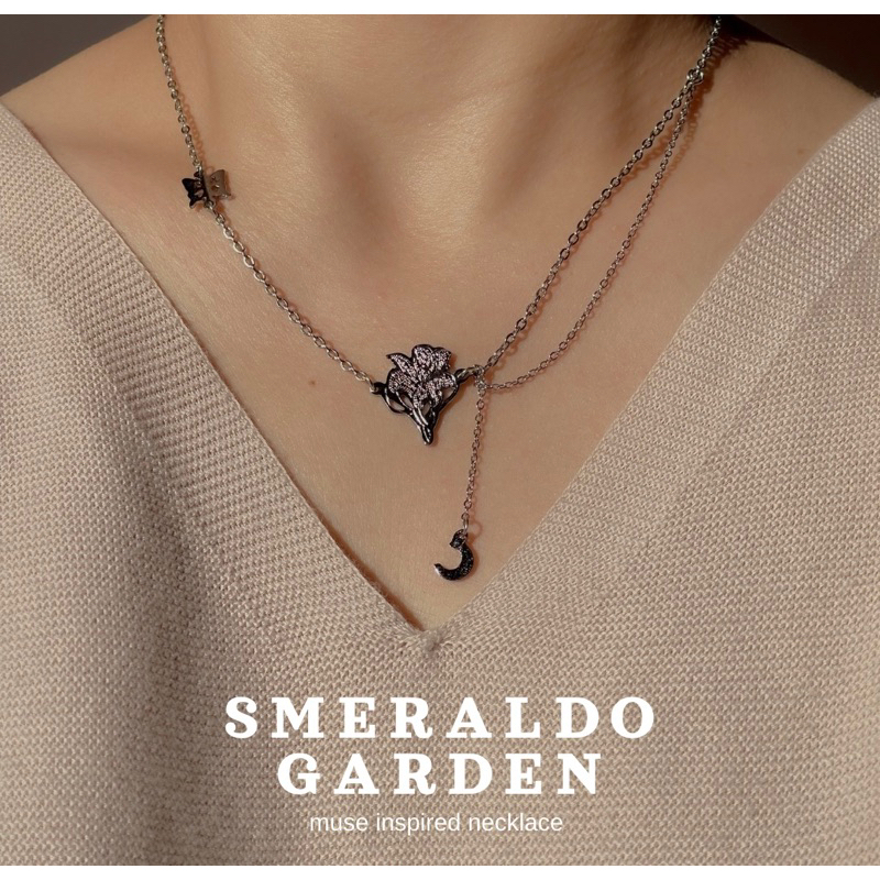 [PLNSN] “Muse” Smeraldo Garden inspired Necklace • Bracelet