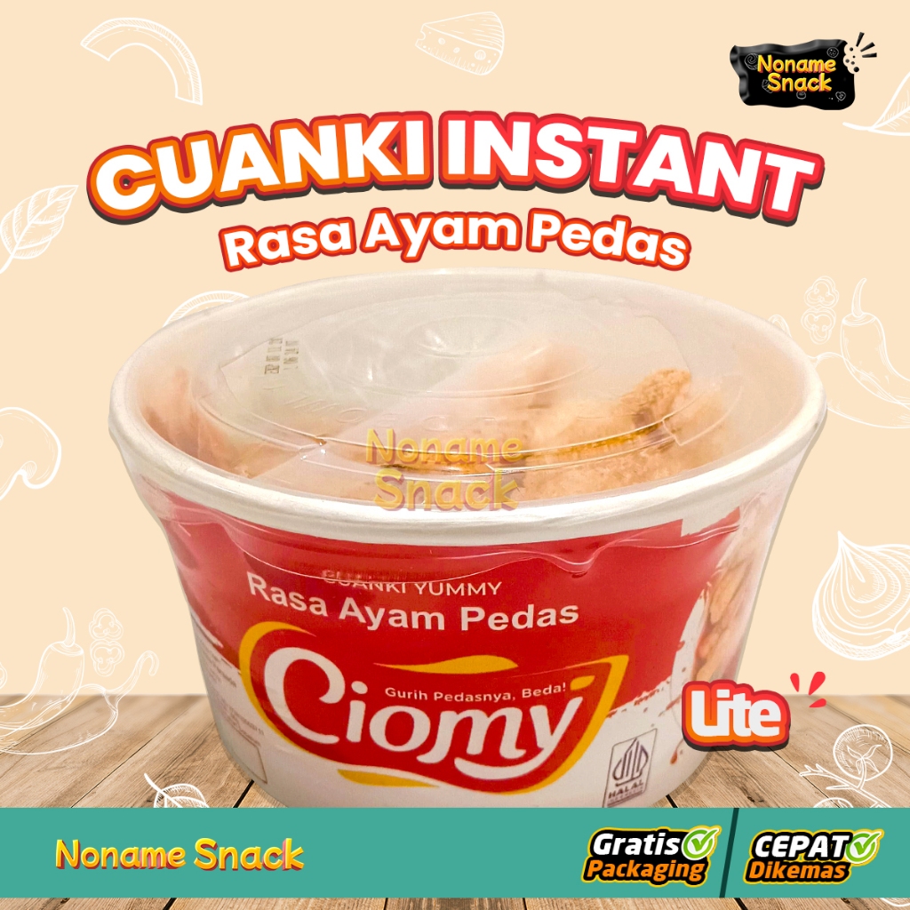 

Ciomy Cuanki Ayam Pedas Cuangki Ciomy Cup Kecil Halal Non MSG