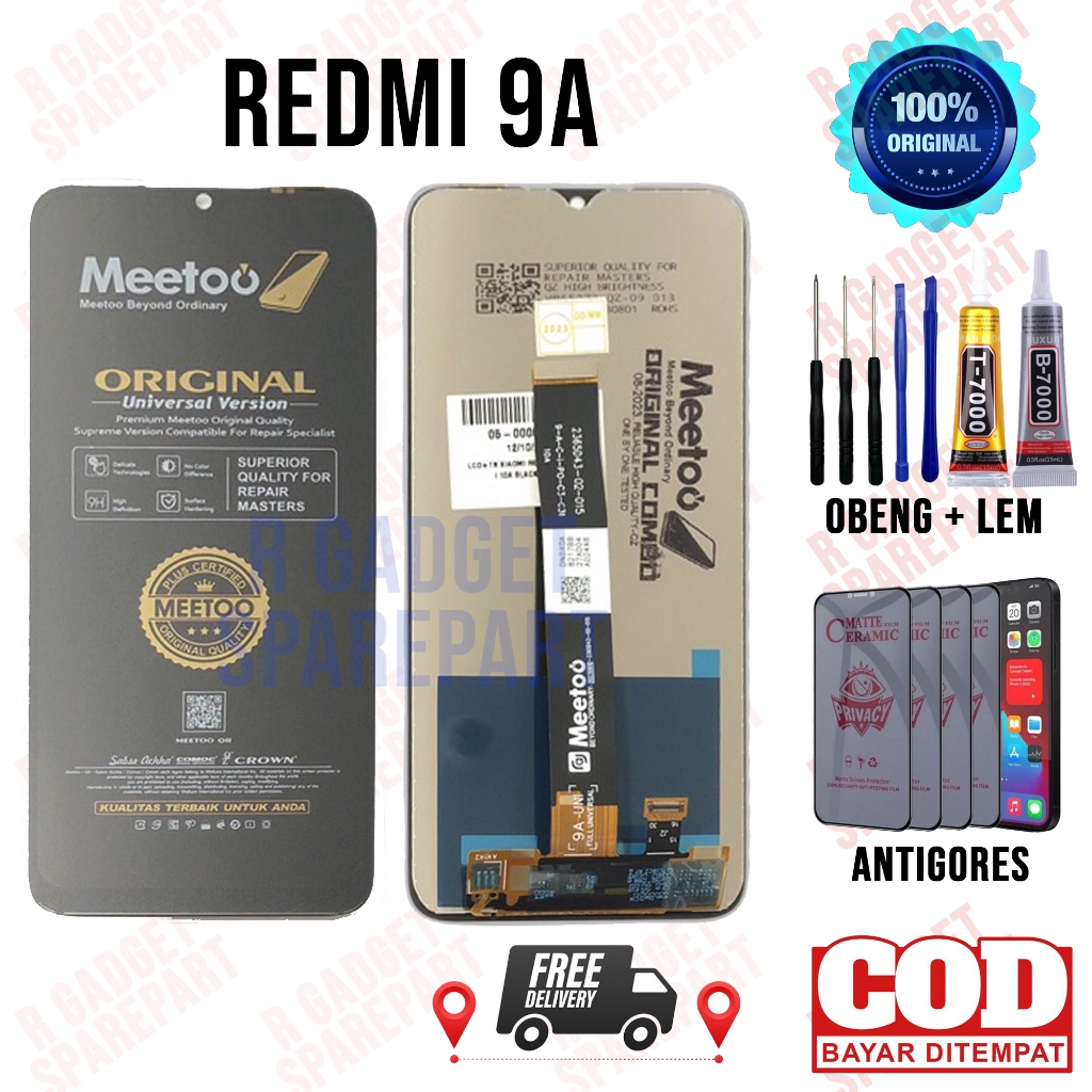 Lcd REDMI 9A Original OEM Quality Lcd Touchscreen XIAOMI REDMI 9A Fullset
