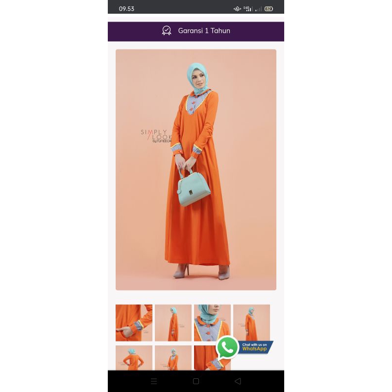 preloved TUNEECA Simply Look size M