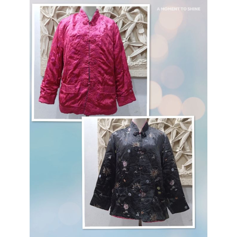 Cheongsam / Qipao / Baju Imlek / Cheongsam Atasan Bolak Balik / Cheongsam Pria Baru