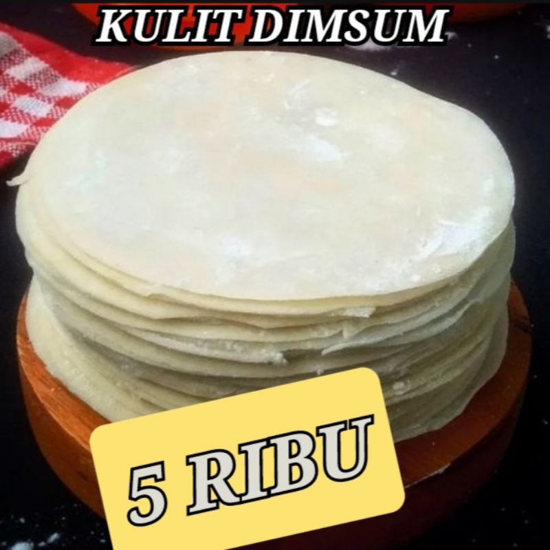 

Kulit dimsum isi 50 lembar / pack diameter 7 cm