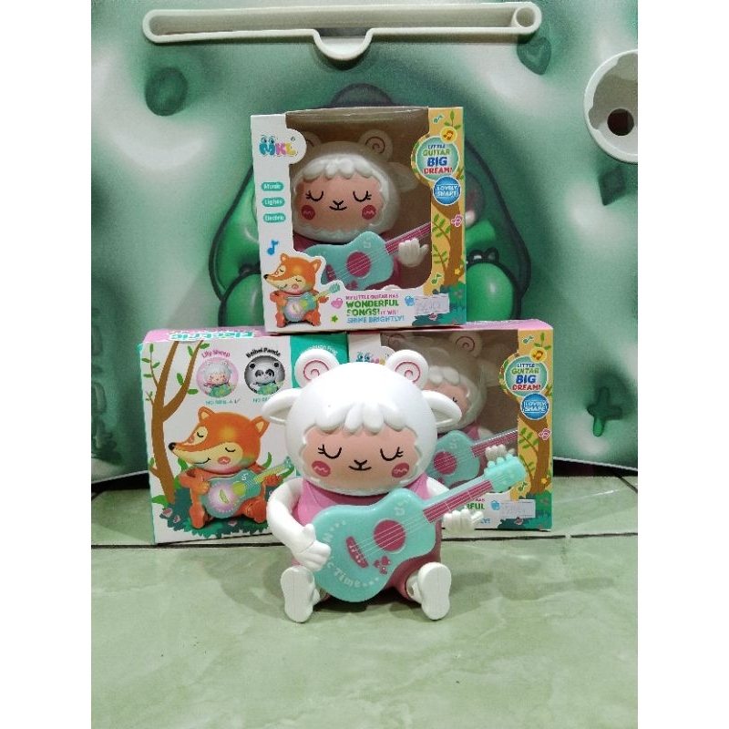 Sendy toys mainan electric Guitar Shaun the sheep