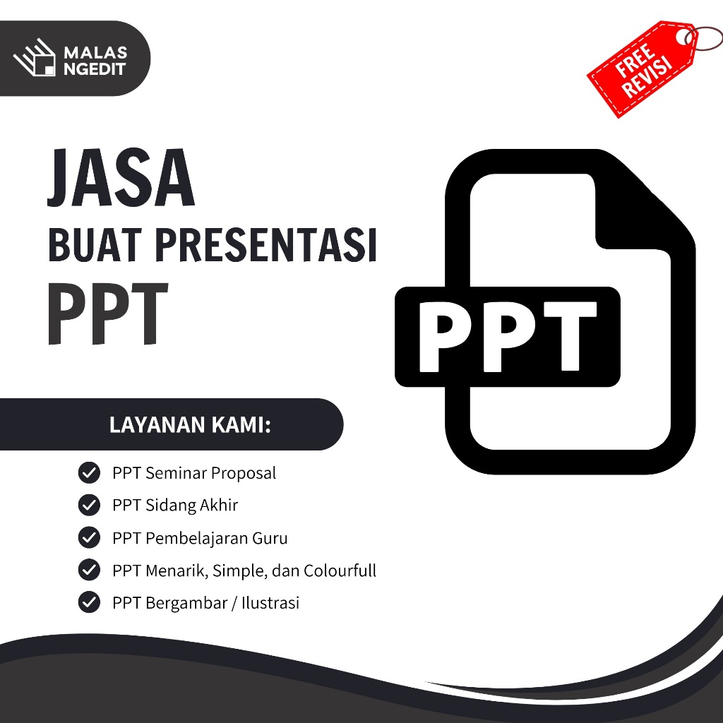 JASA PEMBUAT PPT PRESENTASI