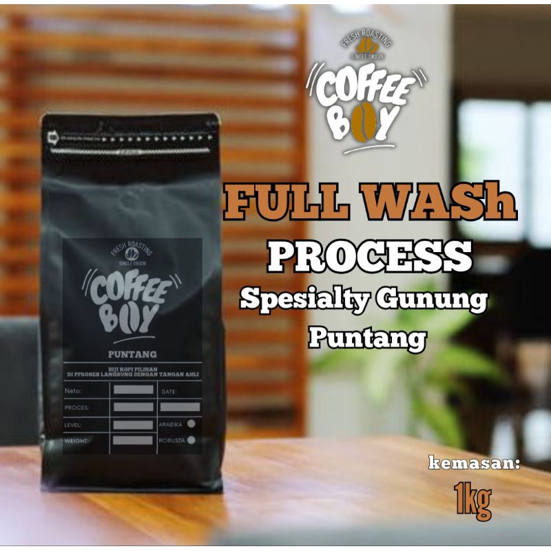 

FULL WASH PROCESS SPECIALTY GUNUNG PUNTANG KEMASAN 1kg