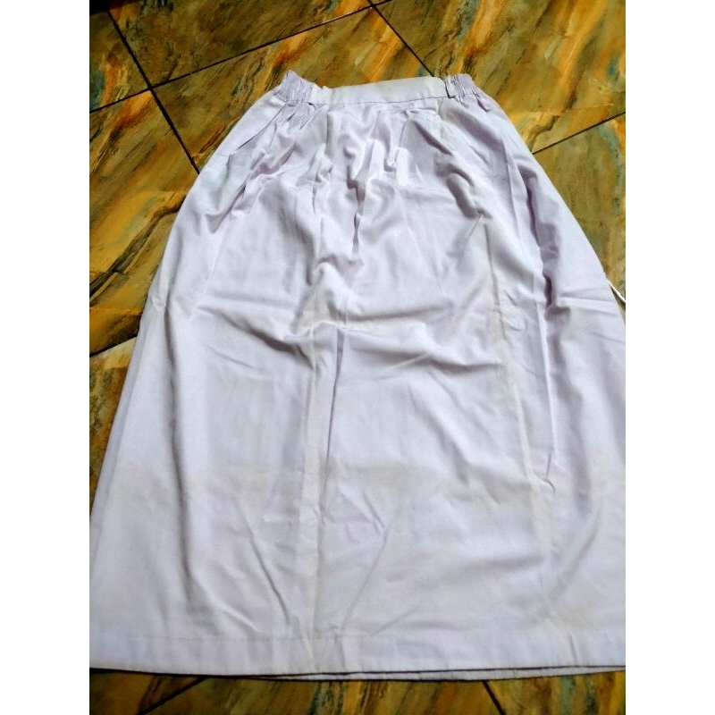 PRELOVED SERAGAM SEKOLAH ROK PUTIH