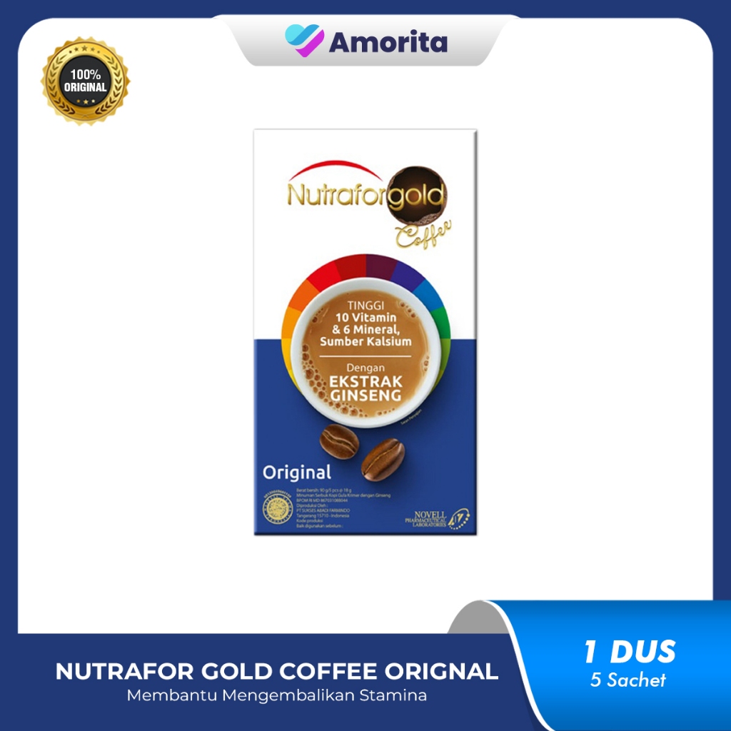 

Nutrafor Gold Coffee Original 5 Sachet