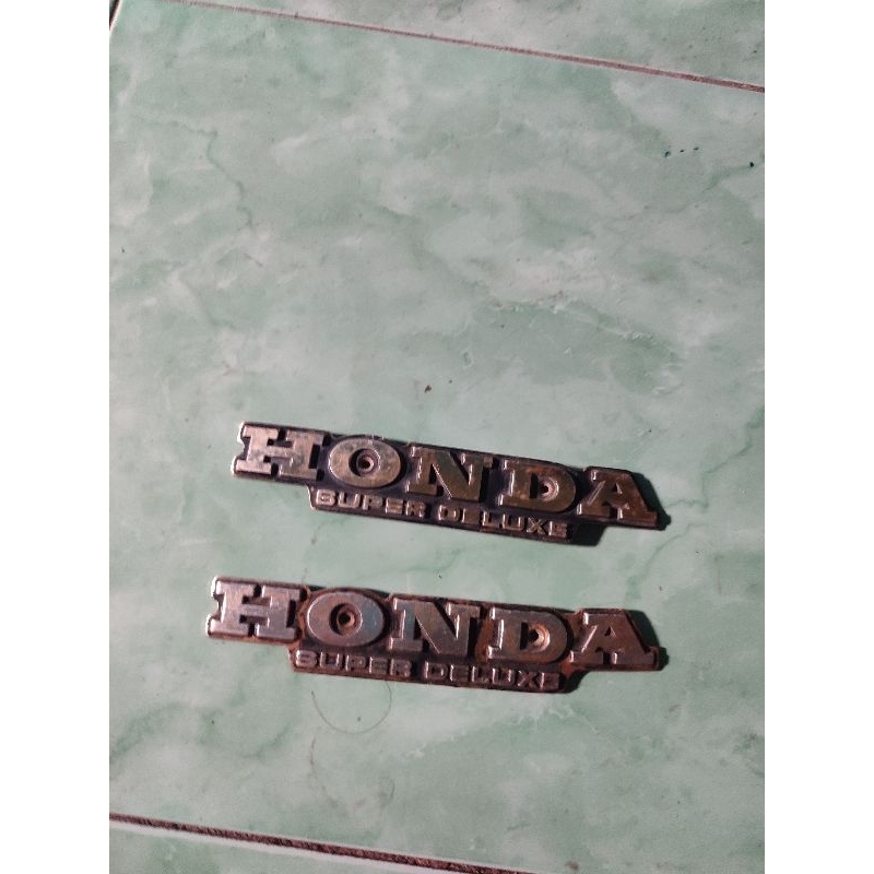 Emblem tangki honda gl100 original