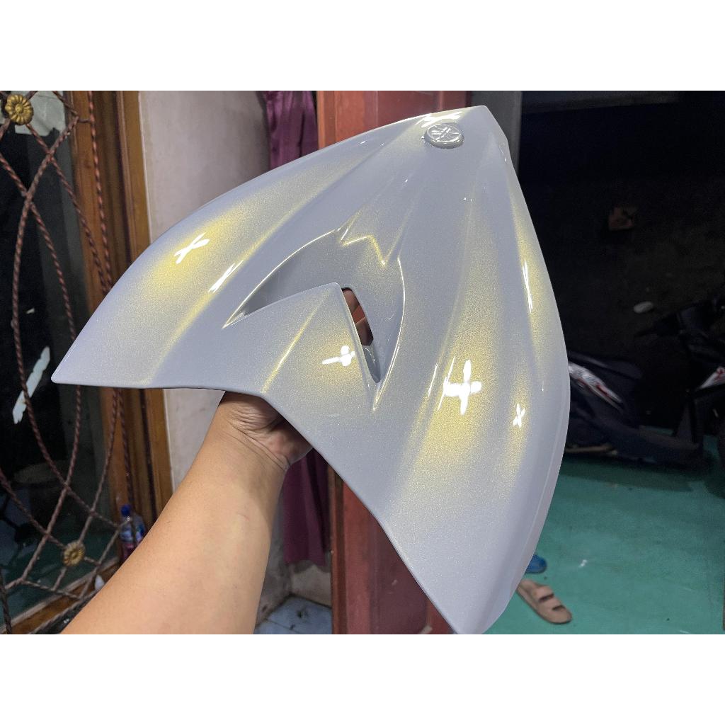 Cat Motor Abu Lembayung Gold Warna Abu Grey Kehijauan Efek Gold